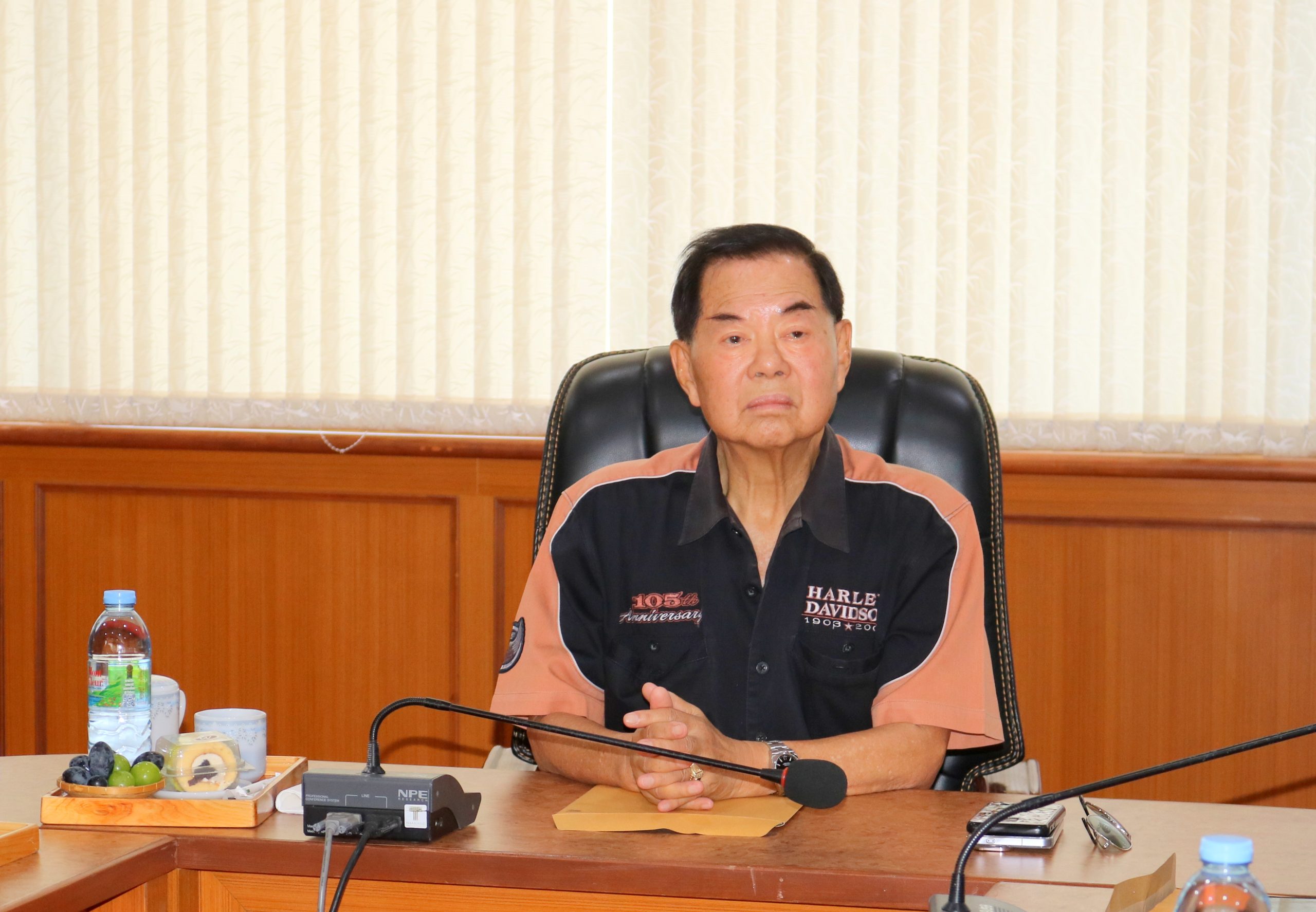 ต้อนรับ ดร.วรโชติ พัฒน์ดำรงจิตร ประธานสโมสรวอลเลย์บอลไทยเดนมาร์คหนองเรือ